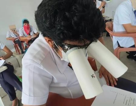 استفاده از کلاه های ضدتقلب ابتکاری در یک کالج فیلیپینی