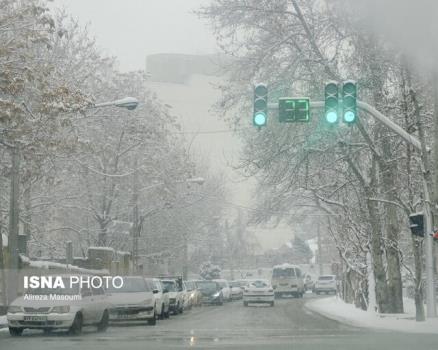 بارش برف و باران در تهران، کاهش نسبی دما
