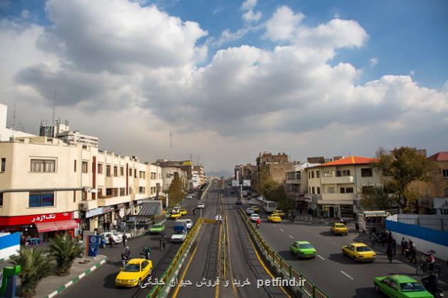 کیفیت هوای قابل قبول در شهر تهران