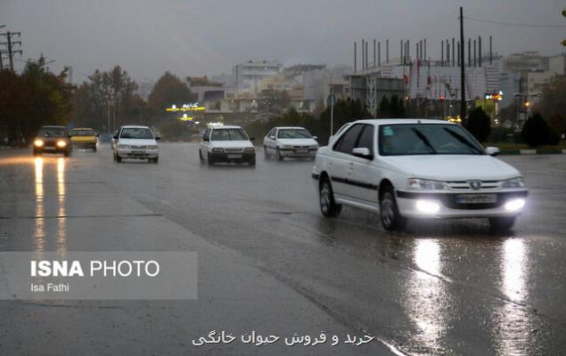 ادامه بارش ها در مرکز و نوار شرقی کشور
