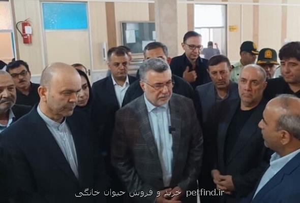 بازدید وزیر بهداشت از طرح های عمرانی در دست اجرای سراب