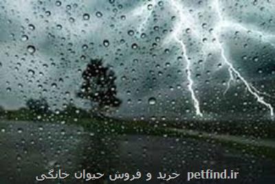 رگبار باران در بعضی استانها