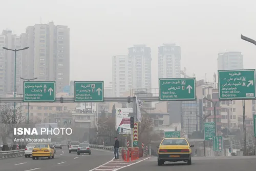 هوای تهران برای هفتمین روز متوالی دروضعیت قرمز