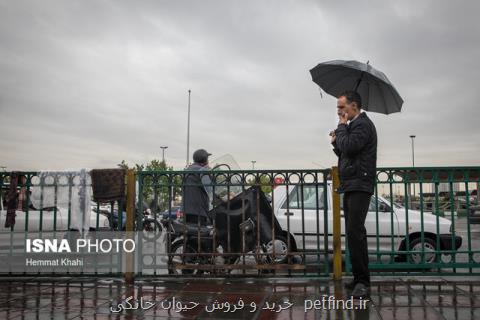 ورود سامانه بارشی جدید از جنوب غرب و غرب به كشور، تهران بارانی می گردد