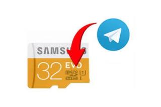 تغییر محل ذخیره اپ تلگرام به كارت sd