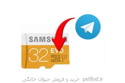 تغییر محل ذخیره اپ تلگرام به كارت sd