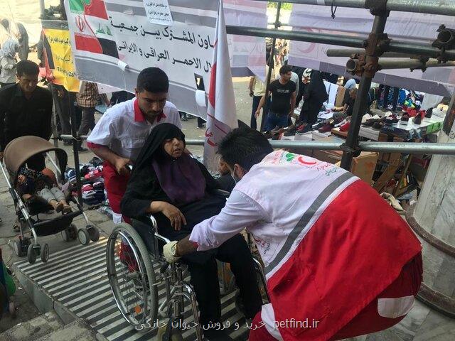 ارائه خدمت درمانی هلال احمر به یك میلیون و 807 هزار زائر در اربعین امسال