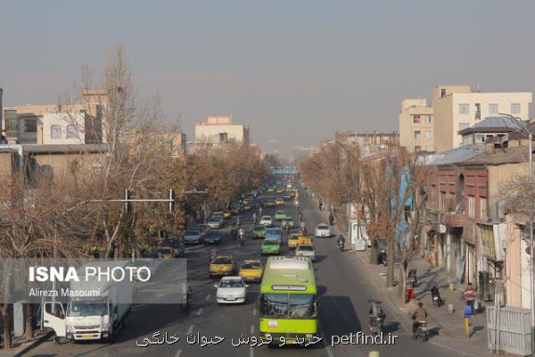 اطلاعیه هواشناسی به دنبال آلودگی هوا در پنج استان كشور